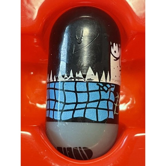 Mighty Beanz HEAVY METAL BEAN #2 Series 1 Collectible Toy Black Blue - Picture 2 of 8